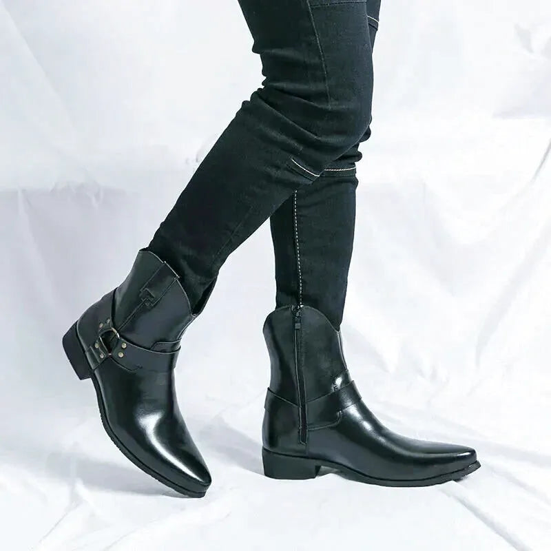 REMINGTON Mens Cowboy Boots - Yehaw | Black - Yehaw