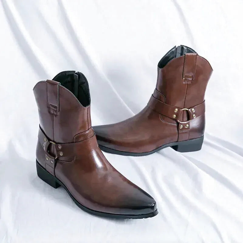 REMINGTON Mens Cowboy Boots - Yehaw | Brown - Yehaw