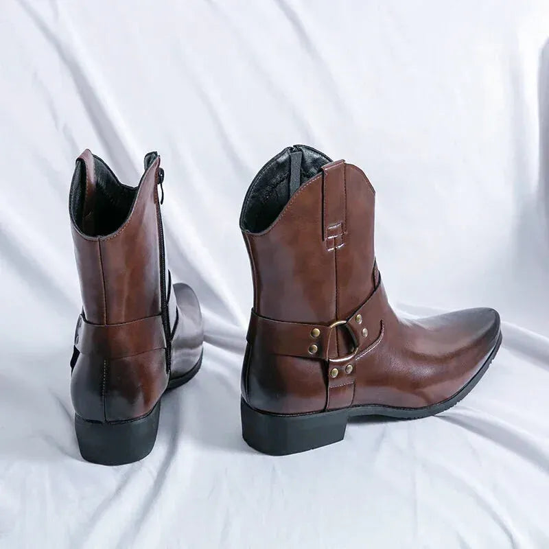 REMINGTON Mens Cowboy Boots - Yehaw | Brown - Yehaw