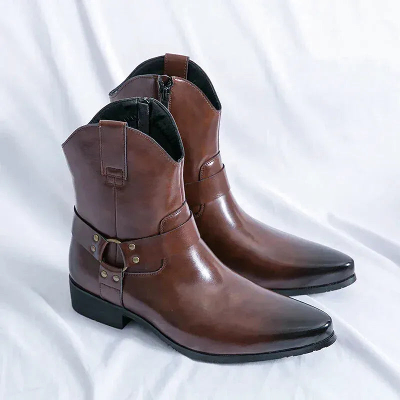 REMINGTON Mens Cowboy Boots - Yehaw | Brown - Yehaw