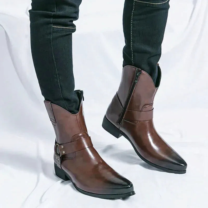 REMINGTON Mens Cowboy Boots - Yehaw | Brown - Yehaw