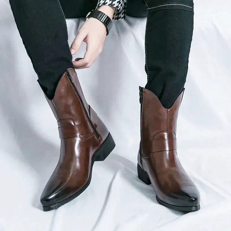 REMINGTON Mens Cowboy Boots - Yehaw | Brown - Yehaw