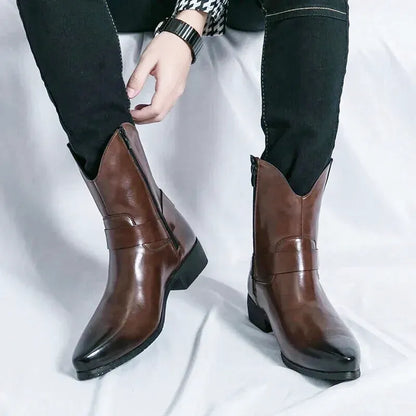 REMINGTON Mens Cowboy Boots - Yehaw | Brown - Yehaw