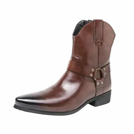 REMINGTON Mens Cowboy Boots - Yehaw | Brown - Yehaw