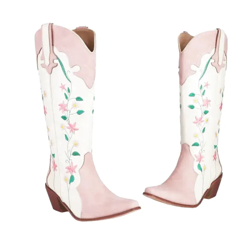 RIA Cowgirl Boots - Yehaw | Pink - Yehaw
