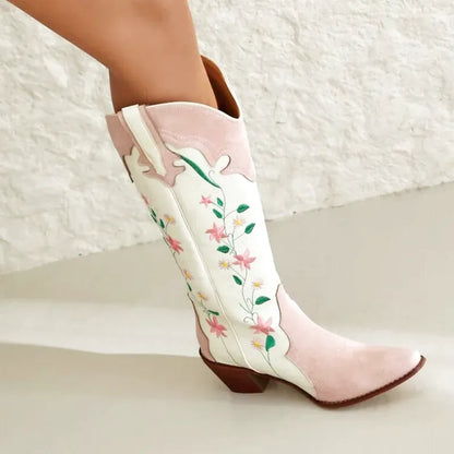 RIA Cowgirl Boots - Yehaw | Pink - Yehaw