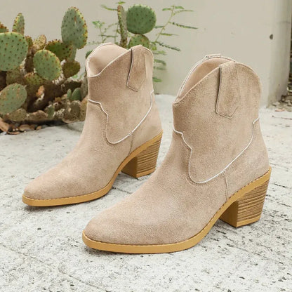 ROSIE Cowgirl Boots - Yehaw | Beige - Yehaw