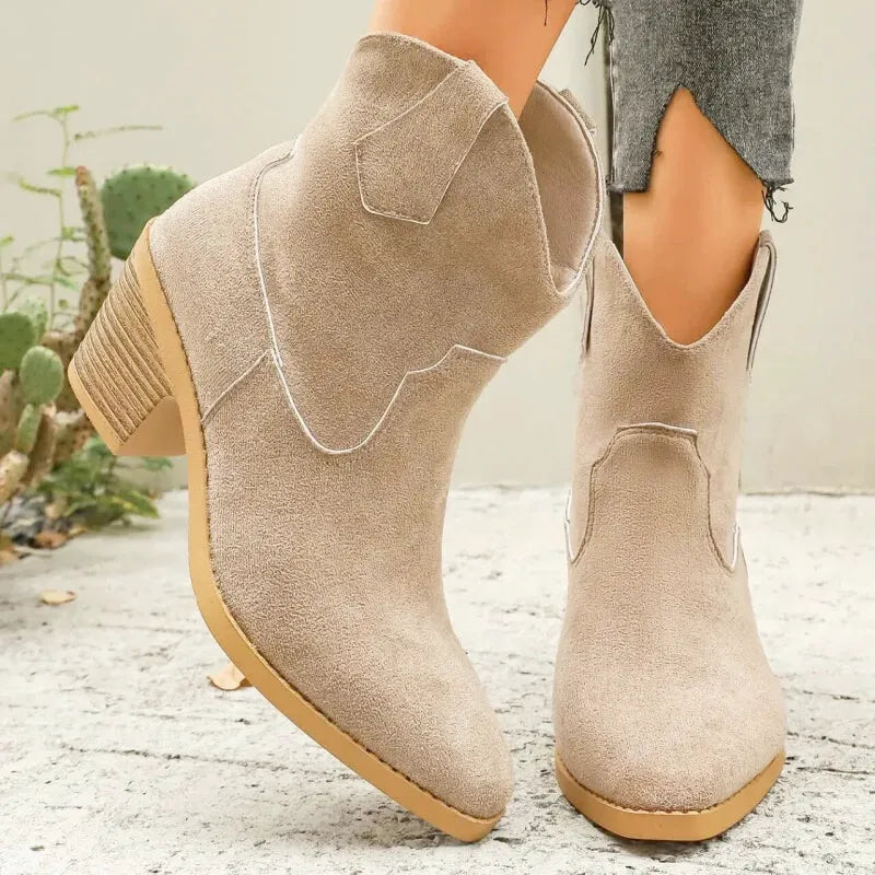 ROSIE Cowgirl Boots - Yehaw | Beige - Yehaw