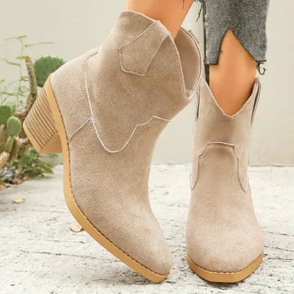 ROSIE Cowgirl Boots - Yehaw | Beige - Yehaw
