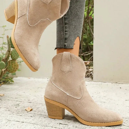 ROSIE Cowgirl Boots - Yehaw | Beige - Yehaw