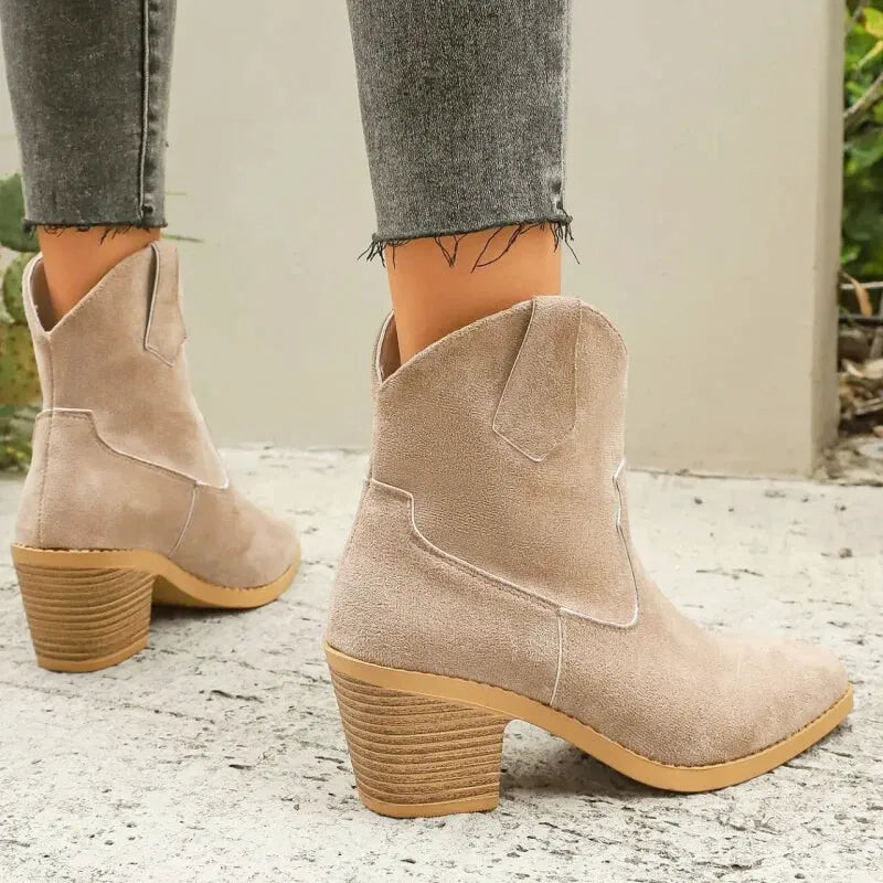 ROSIE Cowgirl Boots - Yehaw | Beige - Yehaw