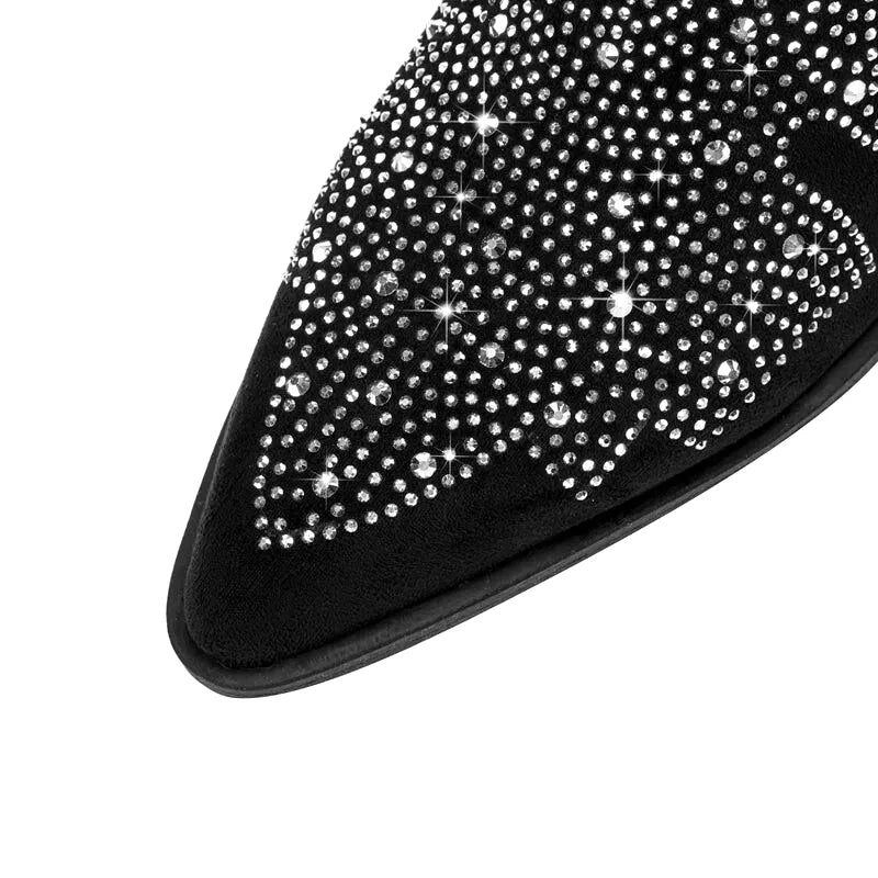 ROXY Cowgirl Boots - Shiny PU leather | Elegance & Stability - Yehaw