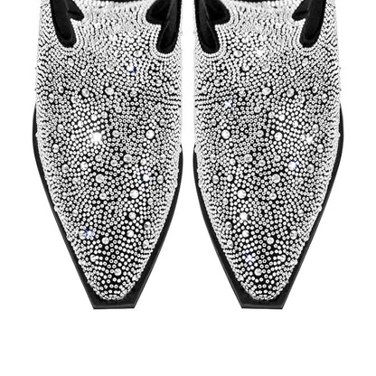 SADIE Cowgirl Boots - Shiny PU leather | Elegance & Stability - Yehaw