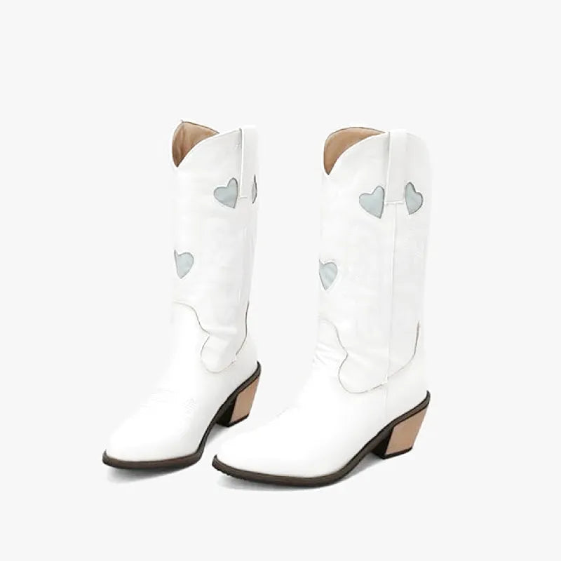 SALLY Cowgirl Boots - Resistant PU leather | Stand-Up Style - Yehaw