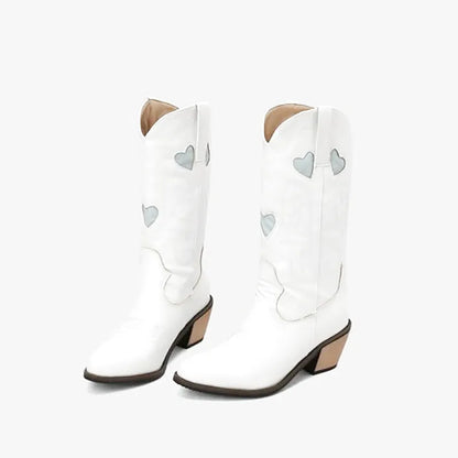 SALLY Cowgirl Boots - Resistant PU leather | Stand-Up Style - Yehaw