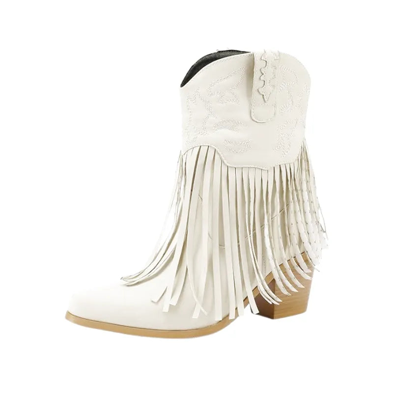 SAVANNAH Cowgirl Boots Fringe - Soft lining | Elegance & Stability - Yehaw