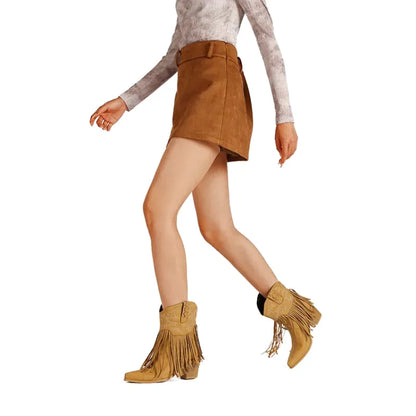SAVANNAH Cowgirl Boots Fringe - Soft lining | Elegance & Stability - Yehaw
