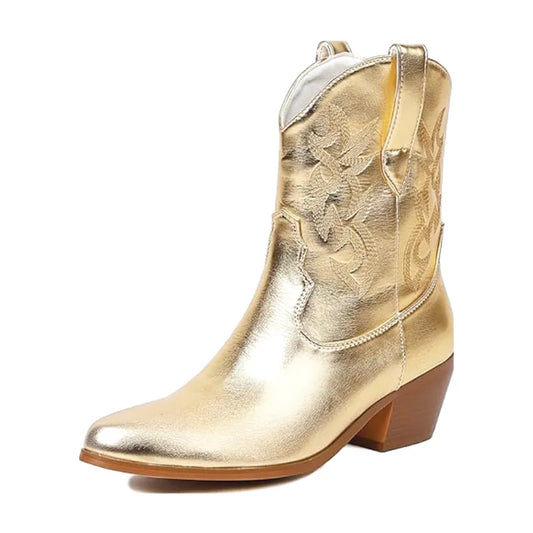 SHIRLEY Cowgirl Boots - Pointed toe | Elegance & Stability - Yehaw