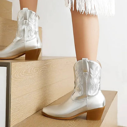 SHIRLEY Cowgirl Boots - Pointed toe | Elegance & Stability - Yehaw