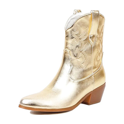 SHIRLEY Cowgirl Boots - Pointed toe | Elegance & Stability - Yehaw