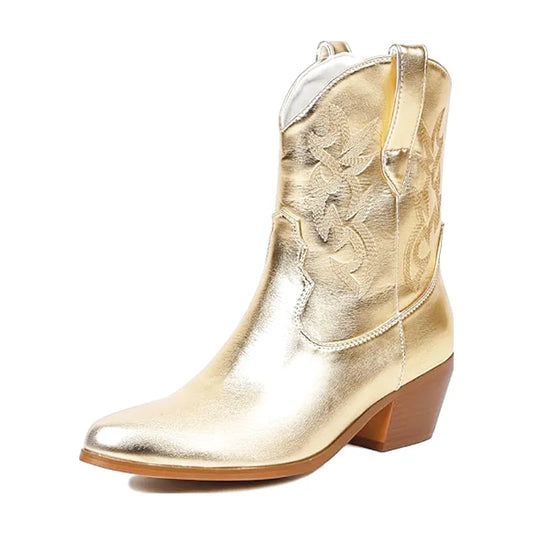 SHIRLEY Cowgirl Boots - Pointed toe | Elegance & Stability - Yehaw