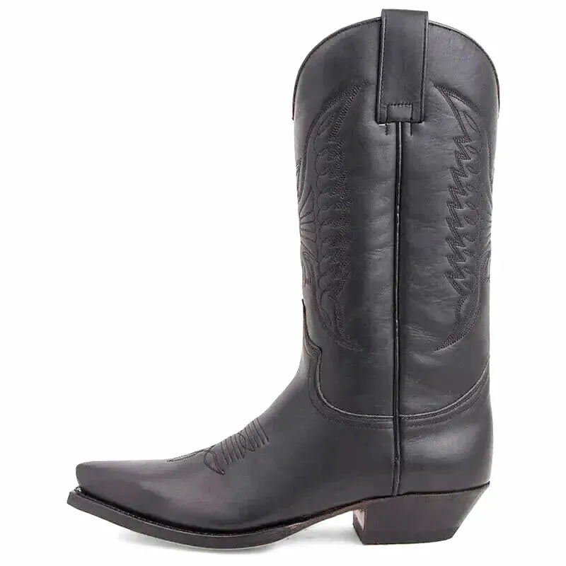 TEDDY Mens Cowboy Boots - Yehaw | Black - Yehaw