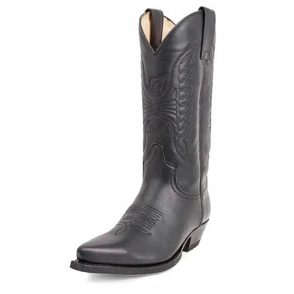 TEDDY Mens Cowboy Boots - Yehaw | Black - Yehaw