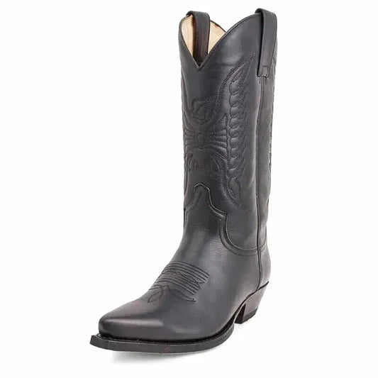 TEDDY Mens Cowboy Boots - Yehaw | Black - Yehaw