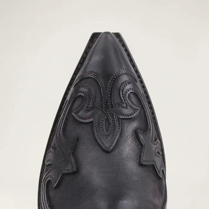 TOMMY Mens Cowboy Boots - Yehaw | Black - Yehaw