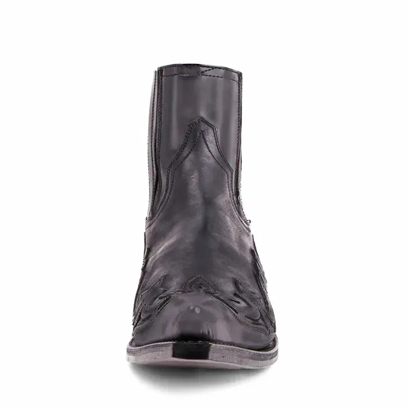 TOMMY Mens Cowboy Boots - Yehaw | Black - Yehaw