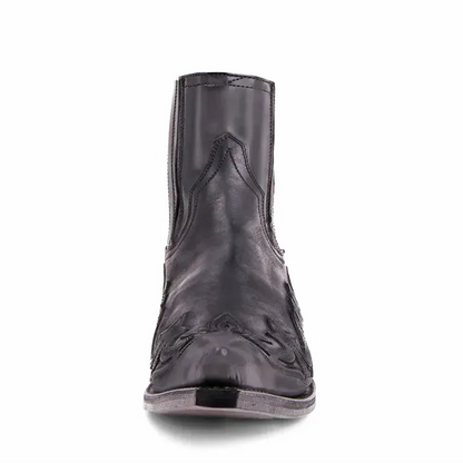 TOMMY Mens Cowboy Boots - Yehaw | Black - Yehaw