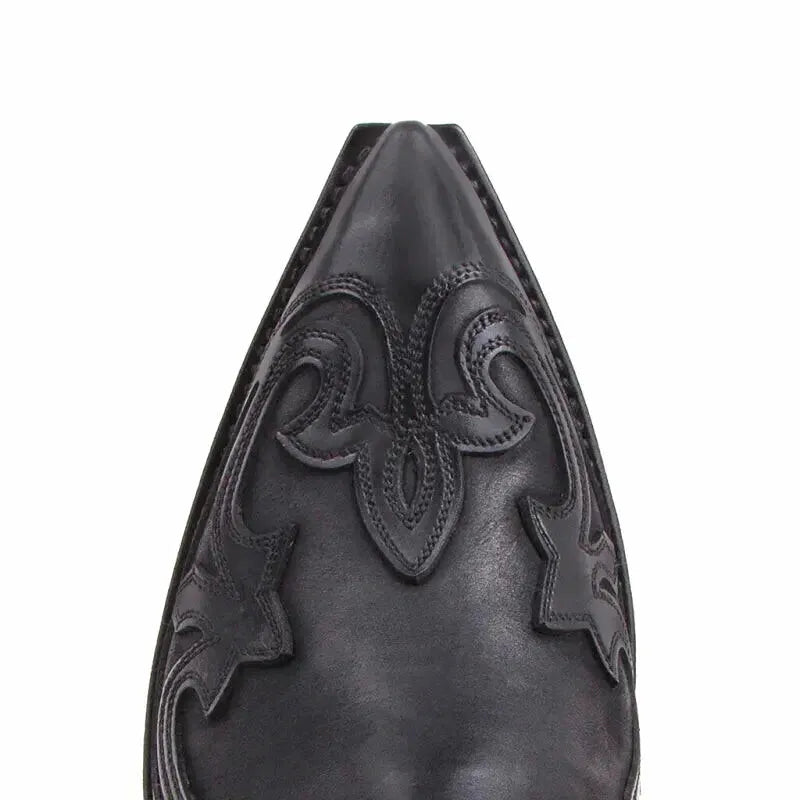 TOMMY Mens Cowboy Boots - Yehaw | Black - Yehaw