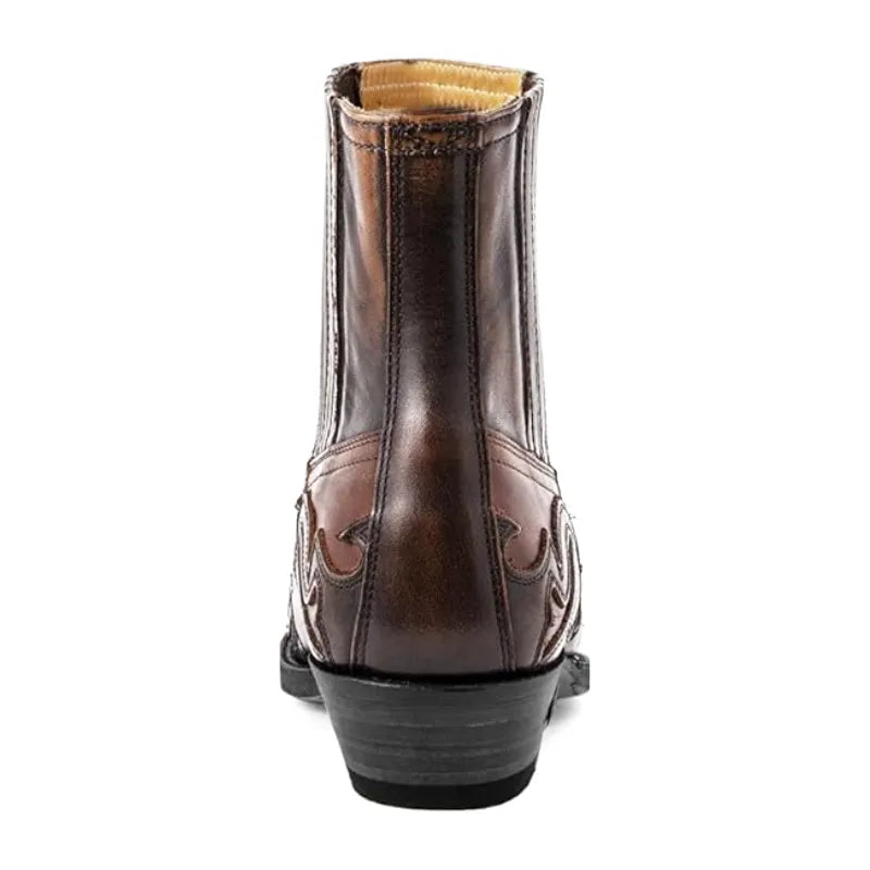 TOMMY Mens Cowboy Boots - PU Leather | Bold Design & Fit - Yehaw
