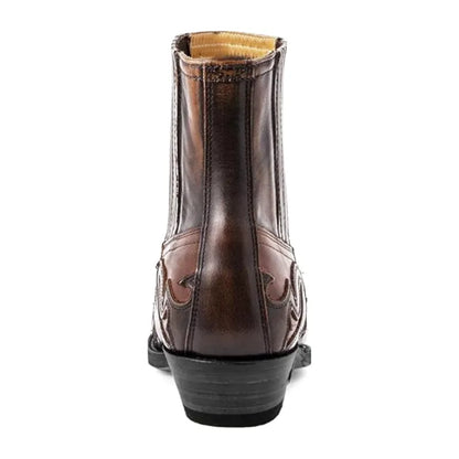 TOMMY Mens Cowboy Boots - PU Leather | Bold Design & Fit - Yehaw