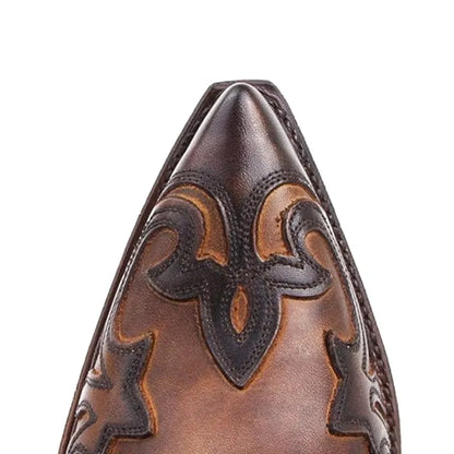 TOMMY Mens Cowboy Boots - PU Leather | Bold Design & Fit - Yehaw