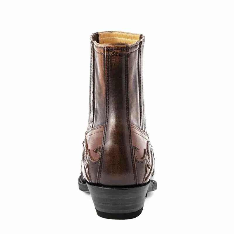 TOMMY Mens Cowboy Boots - Yehaw | Brown - Yehaw