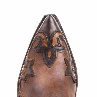 TOMMY Mens Cowboy Boots - Yehaw | Brown - Yehaw